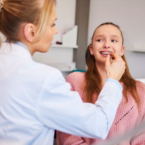 tratamiento de ortodoncia en la clínica